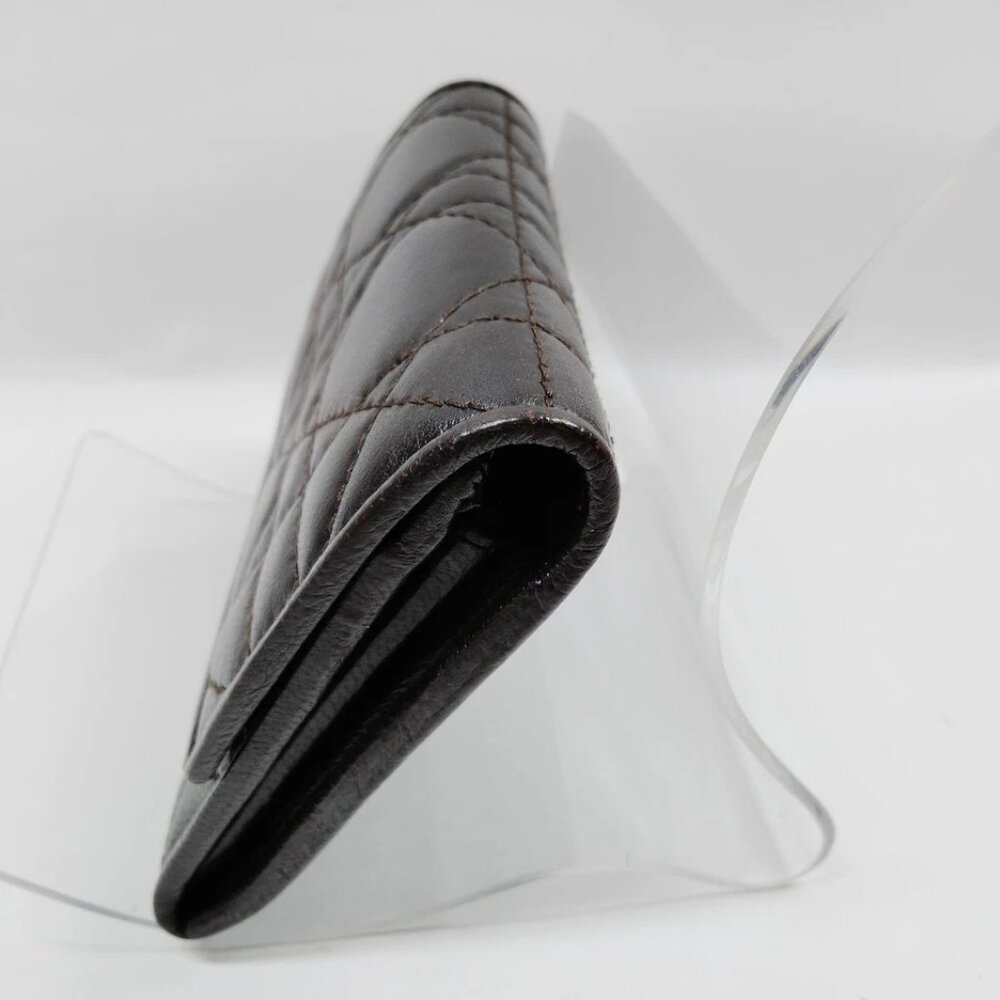 Christian Dior Wallet Brown Leather 180-081825 - Picture 3 of 9
